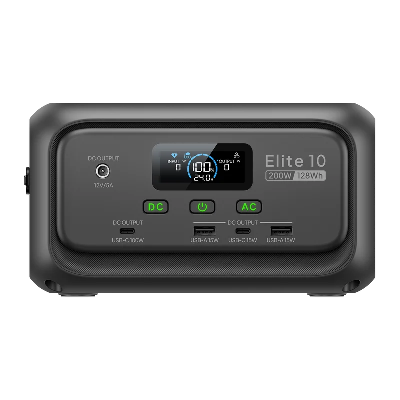 BLUETTI Elite 10 Mini Power Station | 200W 128Wh | UK Plug