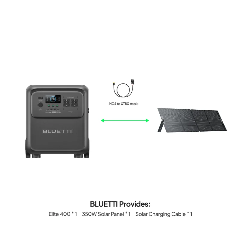 BLUETTI Elite 400 + 350W