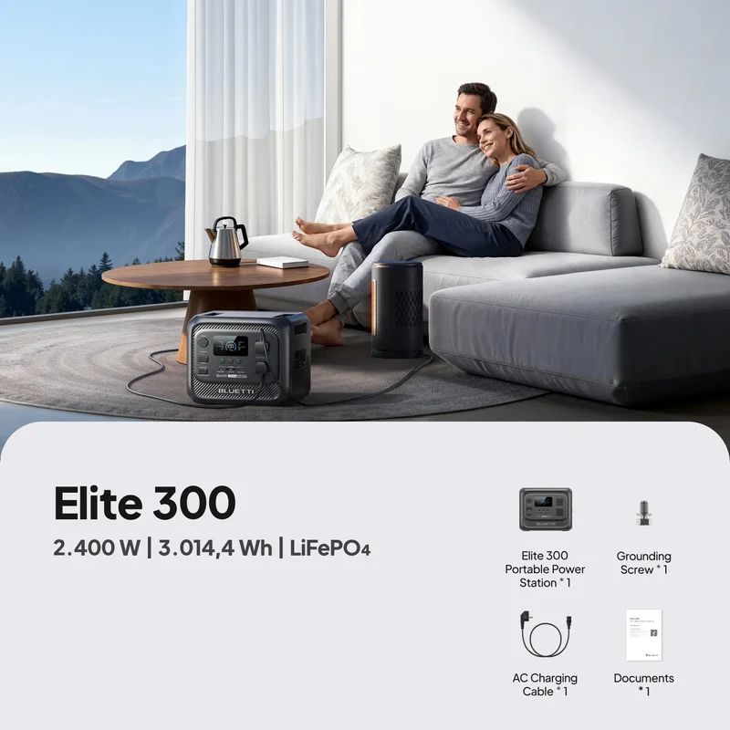 BLUETTI Elite 300 + 2*200W