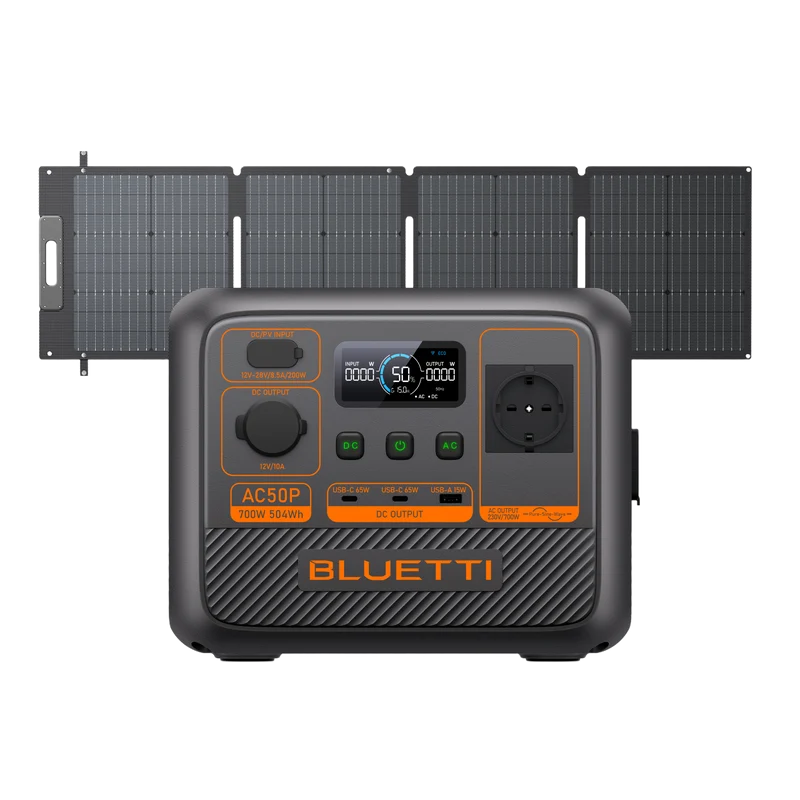 BLUETTI AC50P Portable Power Station | 700W 504Wh