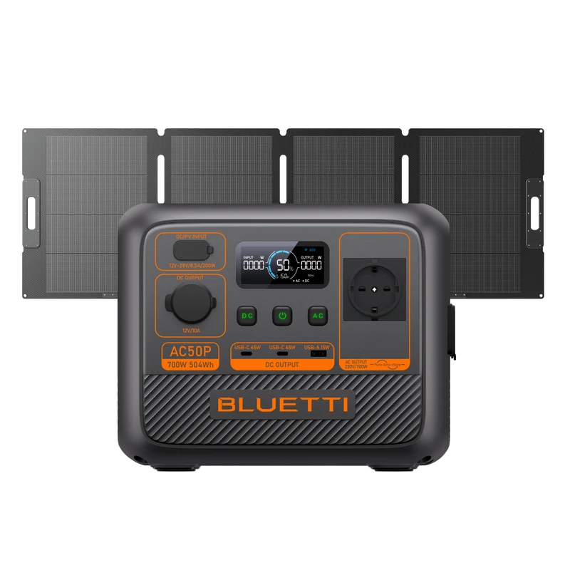 BLUETTI AC50P Portable Power Station | 700W 504Wh