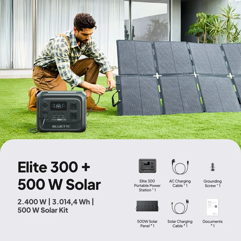 BLUETTI Elite 300 + 2*200W