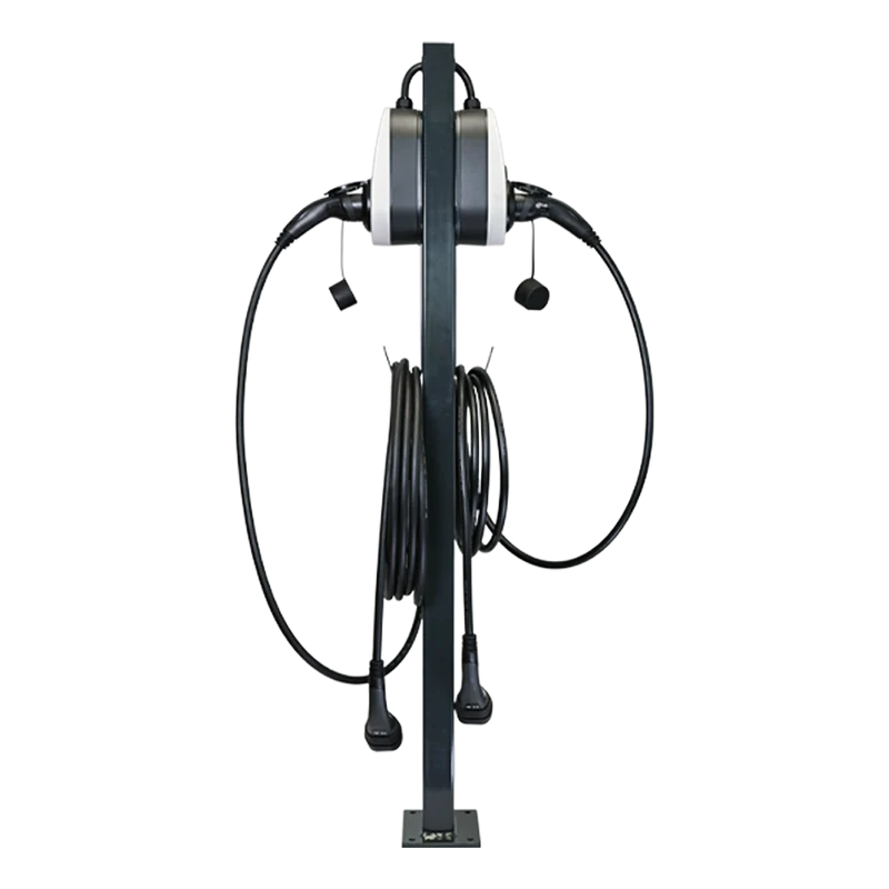 go-e twin Standfuß mit Kabelhalterung