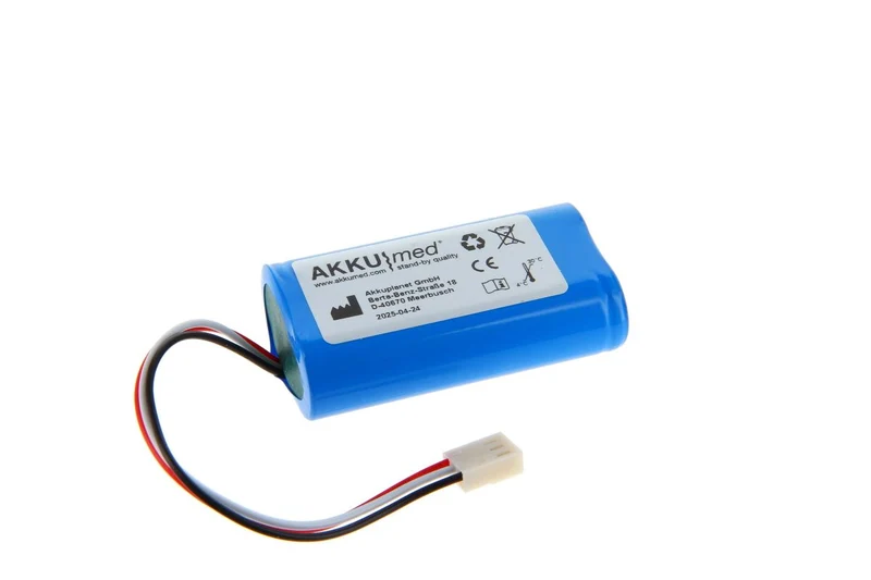 AKKUmed Li Ion Akku passend für Terumo Spritzenpumpe TE-SS800 Typ 4YB4194-1254 - 7,4V 2600mAh 68,8x37,2x19,2 mm