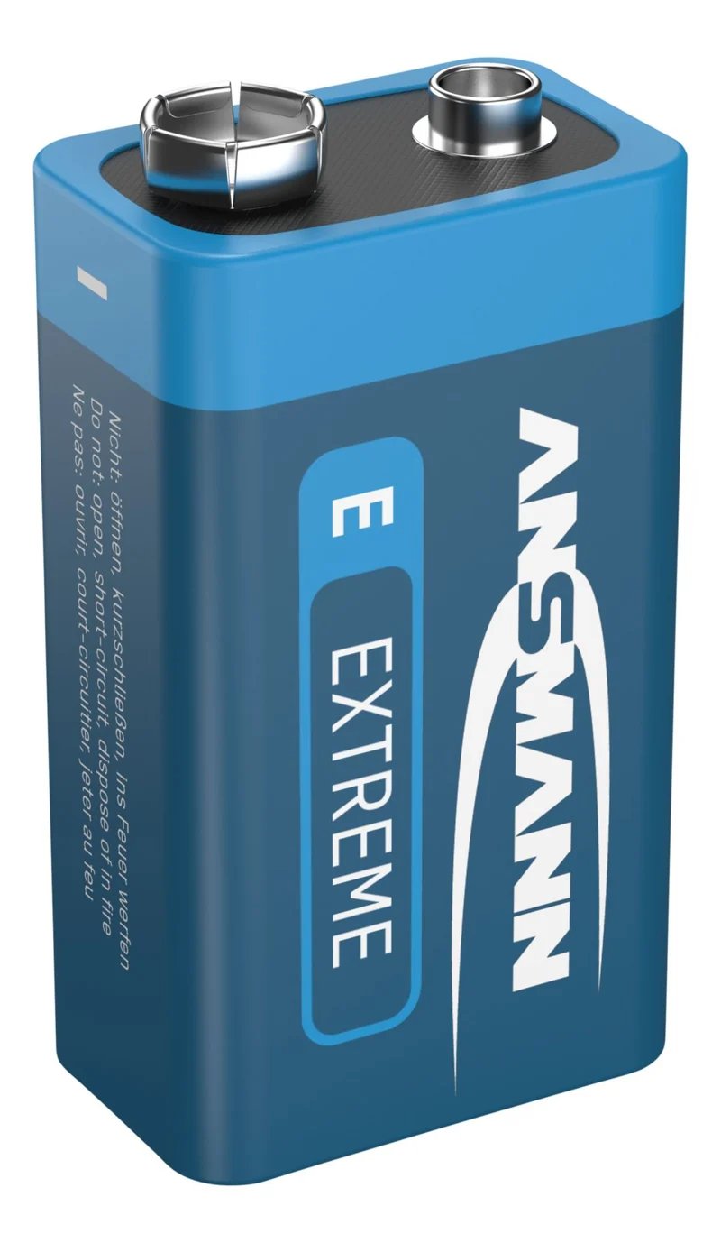 ANSMANN Lithium Batterie 9V Block E / 1604LC