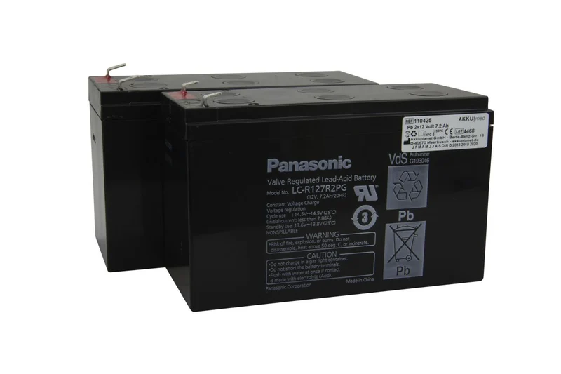 AKKUmed Blei Akkueinsatz passend für Heymer Lifter Alka / Hewo - 12V 7200mAh 151x64,5x94 mm
