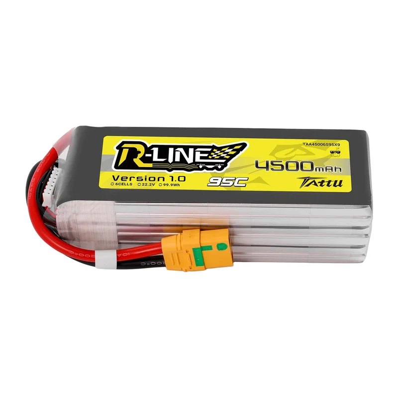 Tattu R-Line 22,2V 4500mAh 6S 95C FPV-LiPo-Akku mit XT90S-Stecker