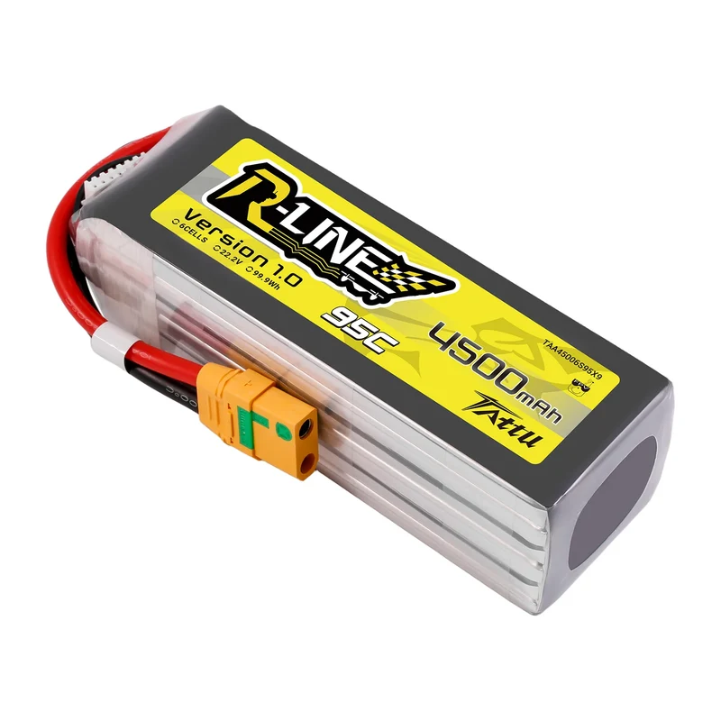 Tattu R-Line 22,2V 4500mAh 6S 95C FPV-LiPo-Akku mit XT90S-Stecker