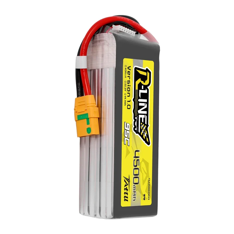 Tattu R-Line 22,2V 4500mAh 6S 95C FPV-LiPo-Akku mit XT90S-Stecker