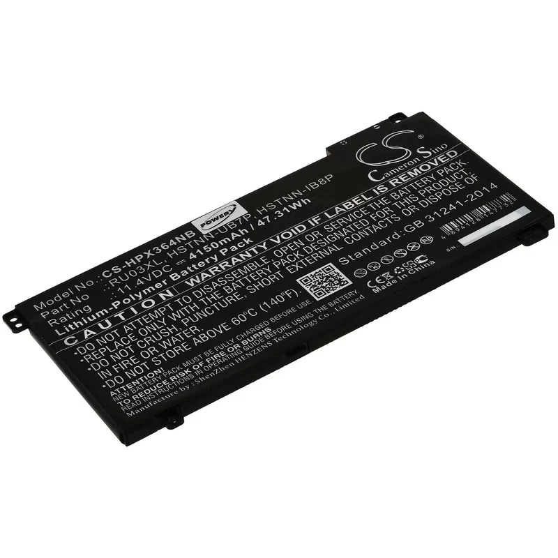 AccuCell Akku passend für Laptop HP ProBook x360 440 G1 / Typ HSTNN-LB8K / RU03XL u.a. - 11,4V - 4150mAh