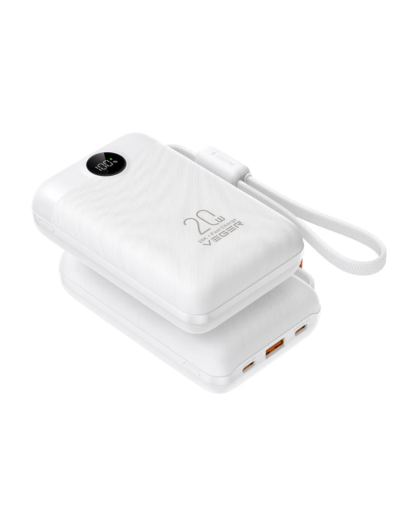 20000mAh Multi-Port 20W Power Bank with USB-C & USB-A