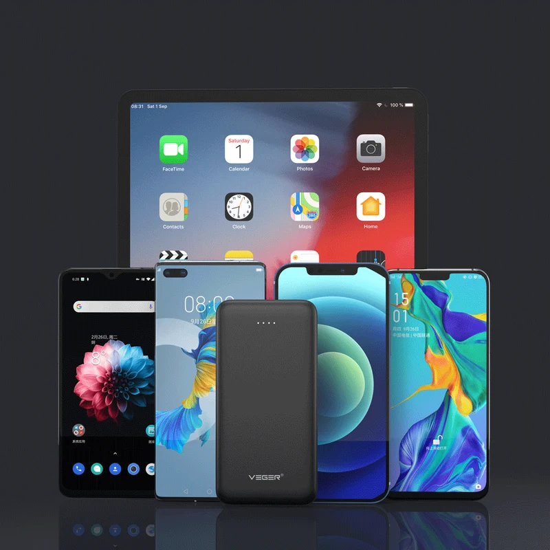 A10 Dual Port LED Indicator Powerbank 10000mAh