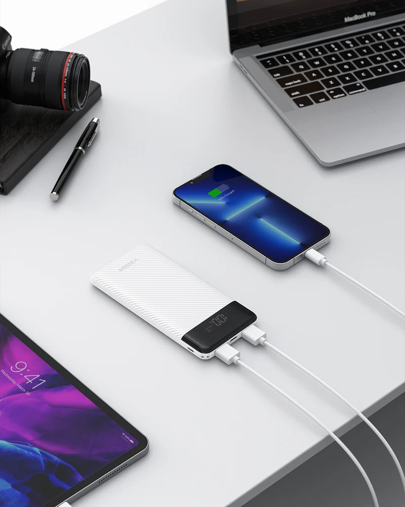L11 10000mAh Power Bank with LCD Display | Ultra Slim