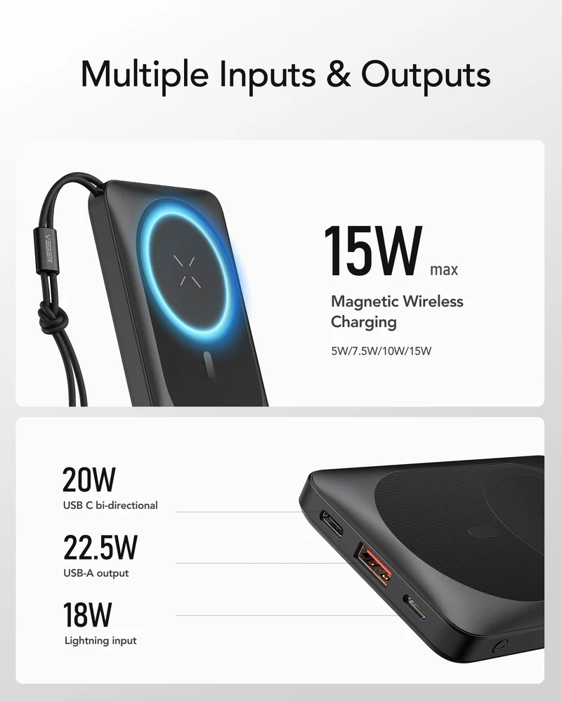 MagOn Wireless Power Bank 10000mAh