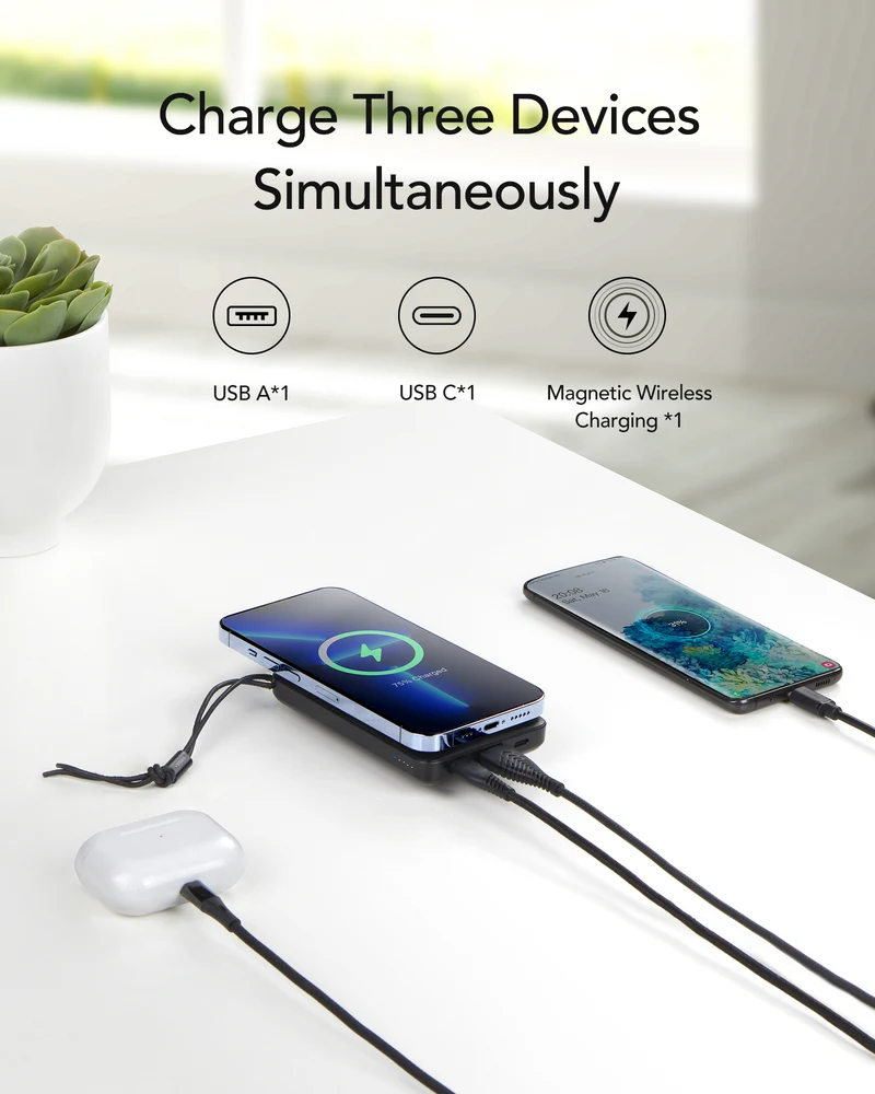 MagOn Wireless Power Bank 10000mAh