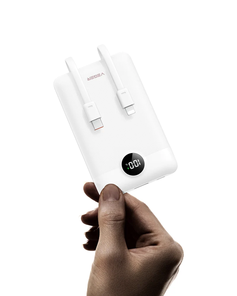 C11 Mini Portable Charger with Built-in Cables 10000mAh 22.5W