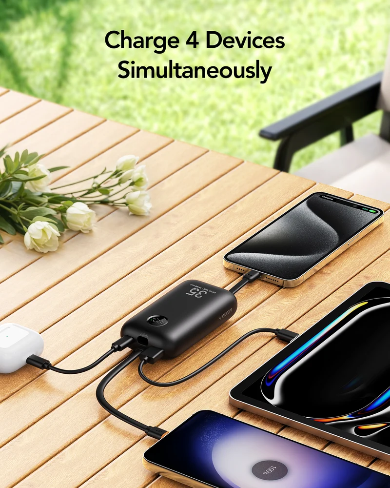 K1 10000mAh Laptop Power Bank with LED Display PD35W Max Output