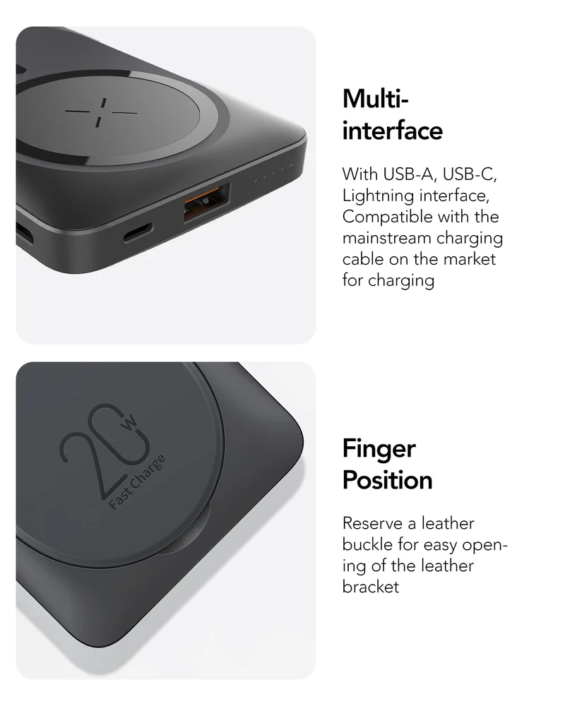 MagON Pro Wireless Power Bank PD 20W