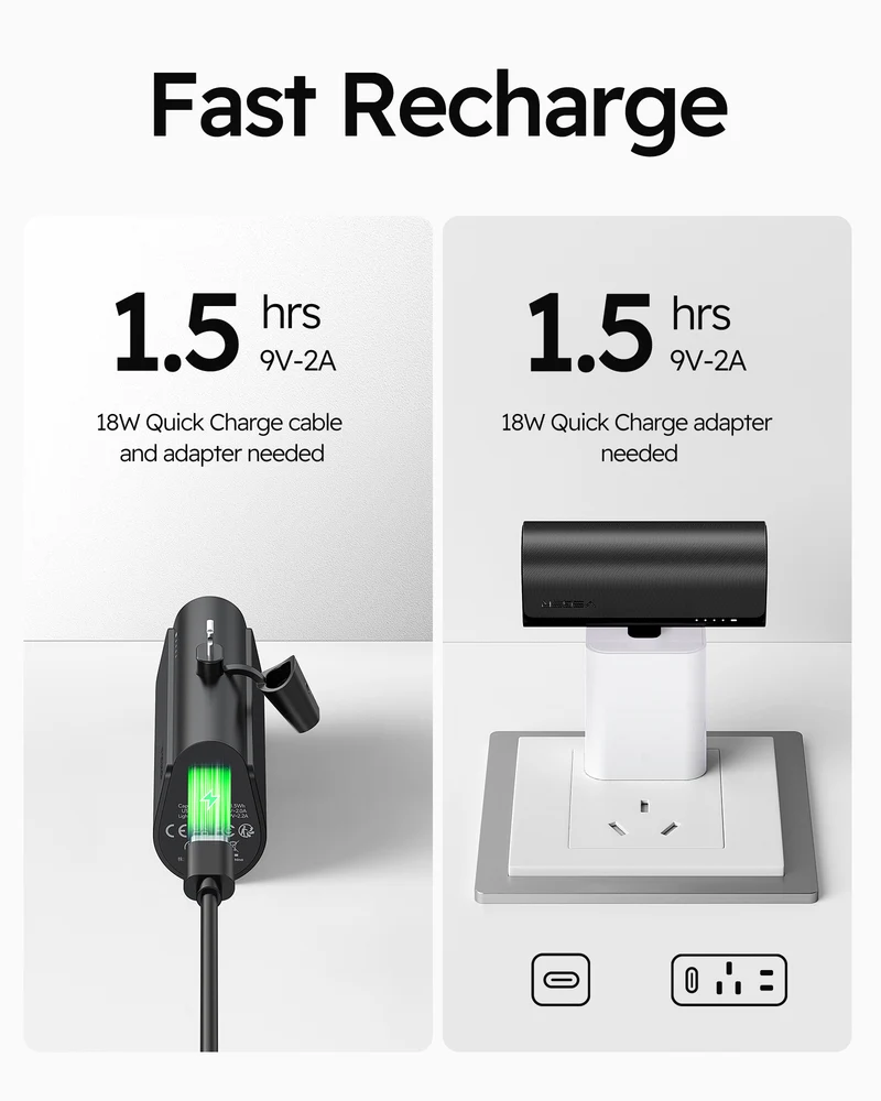 PlugON-C 5,000mAh Mini Battery Pack Fast Charging 20W