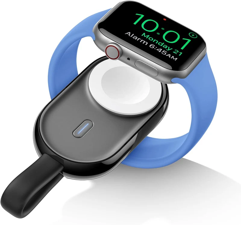 POMME 1200mAh with Built in Cable, Super Compact Wireless Charger for Apple Watch