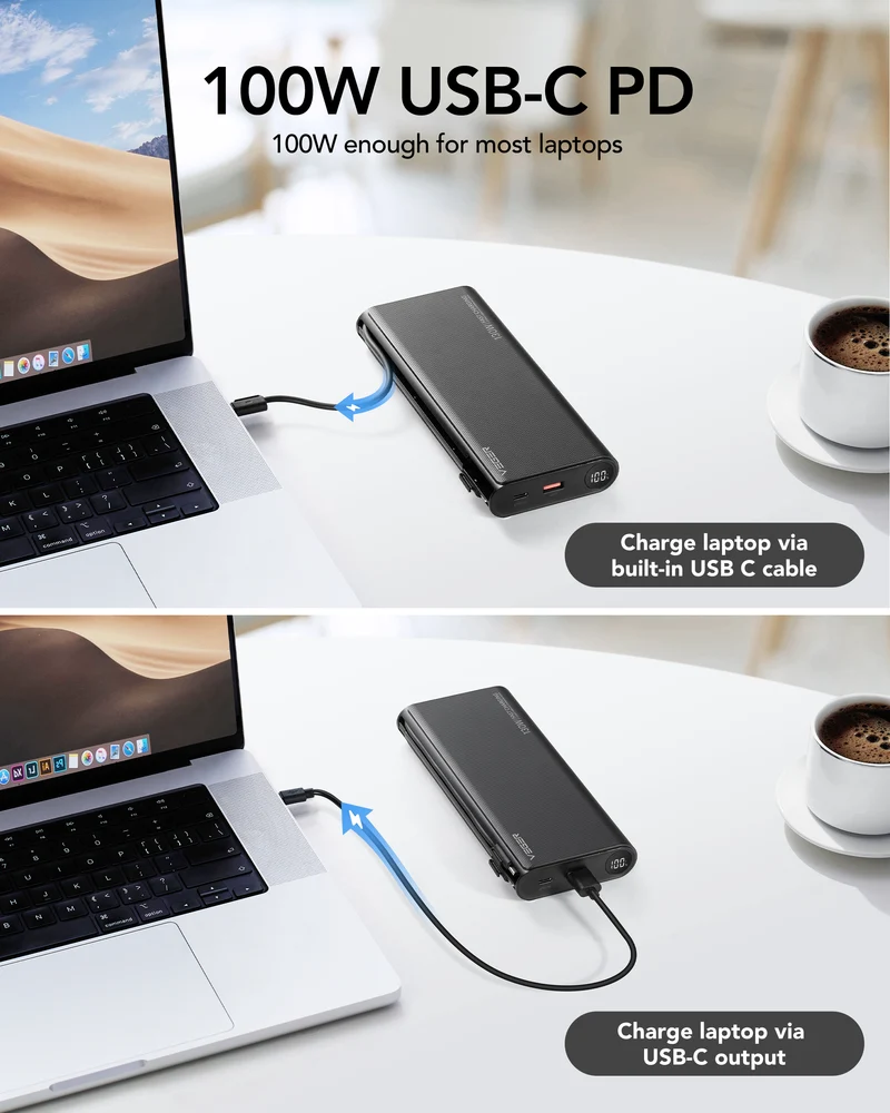 TC130 25,000mAh Power Bank 130W Fast Speed Charging
