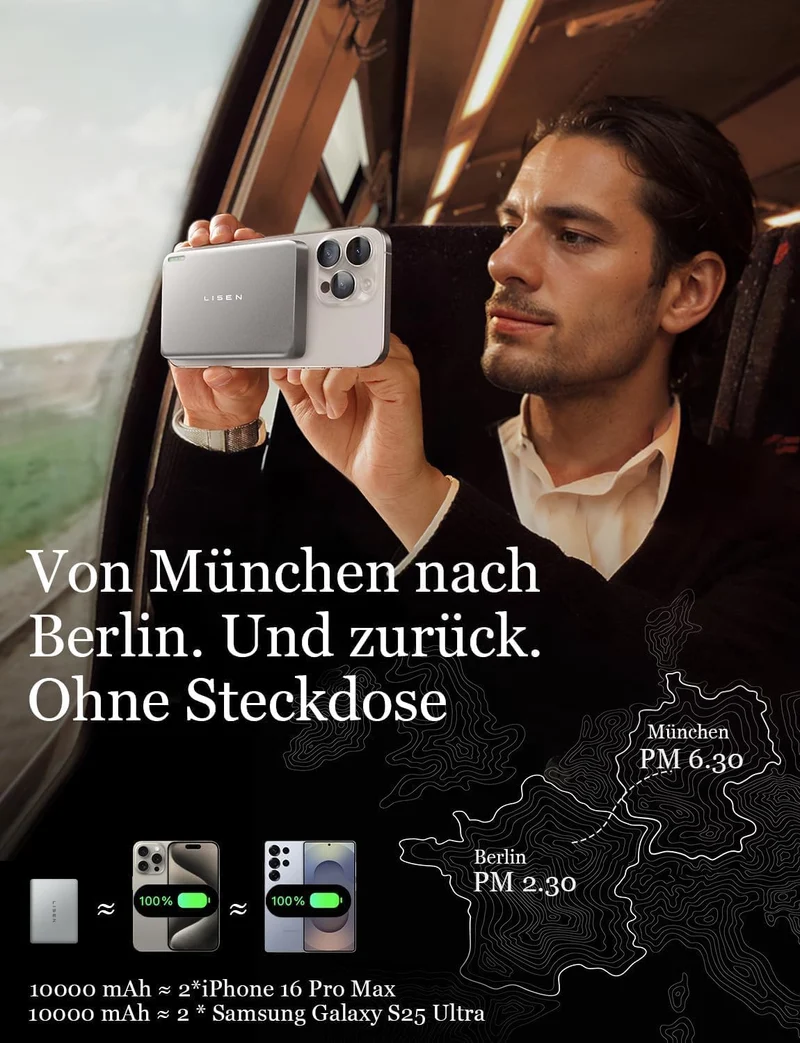 LISEN Hyper-Slim MagSafe Power Bank