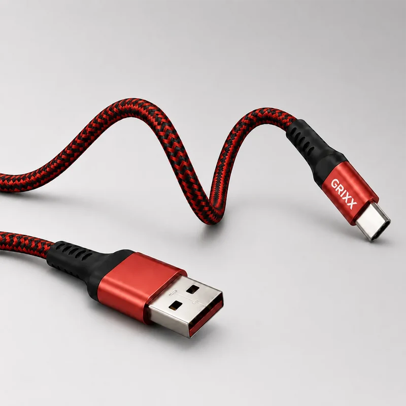 USB-C naar USB-A - 3m rood