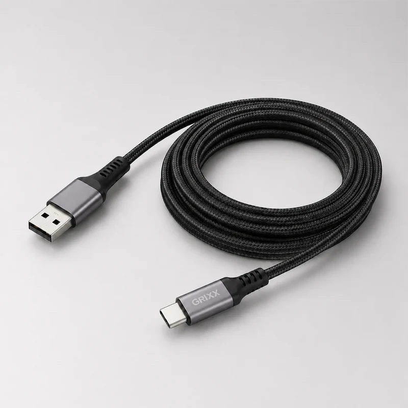 USB-C naar USB-A - 3m zwart