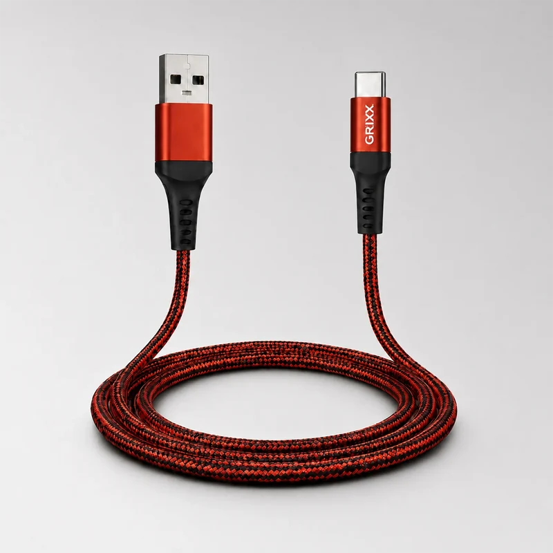 USB-C naar USB-A - 1m rood