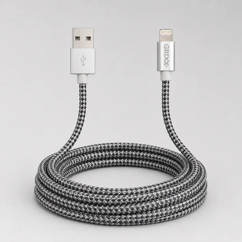 Lightning naar USB-A - 3m grijs