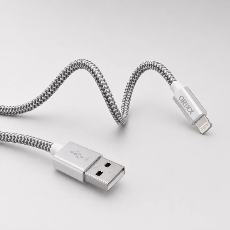 Lightning naar USB-A - 1m grijs
