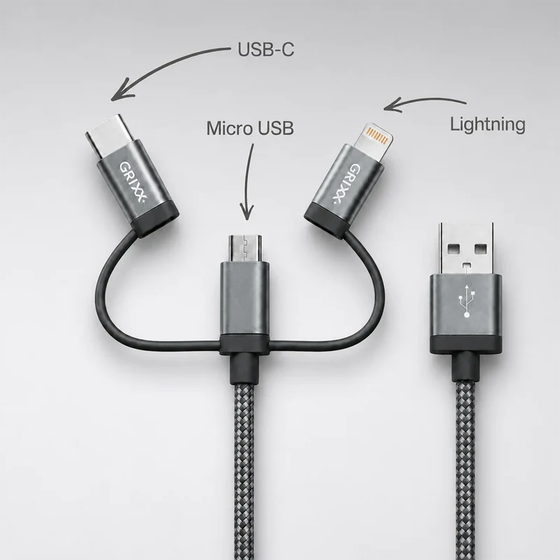 3-in-1 Kabel MFI