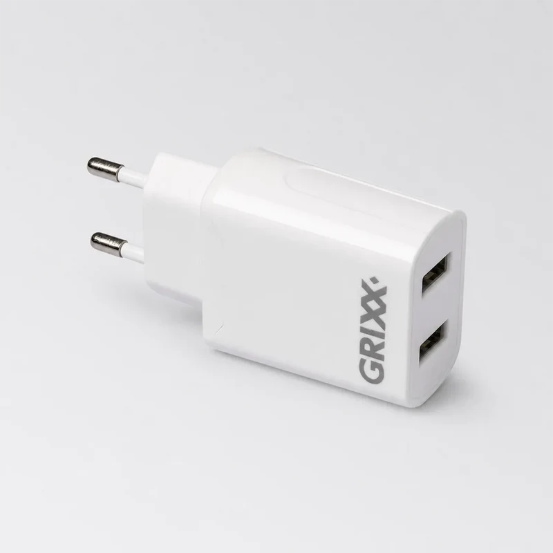Grixx – Dubbele USB (2 poorten)