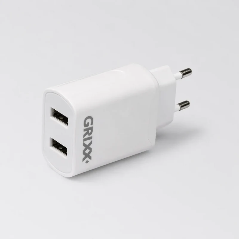 Grixx – Dubbele USB (2 poorten)