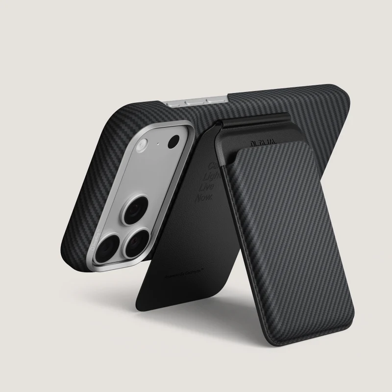 Magnetic Stand Woven Wallet (Sale)
