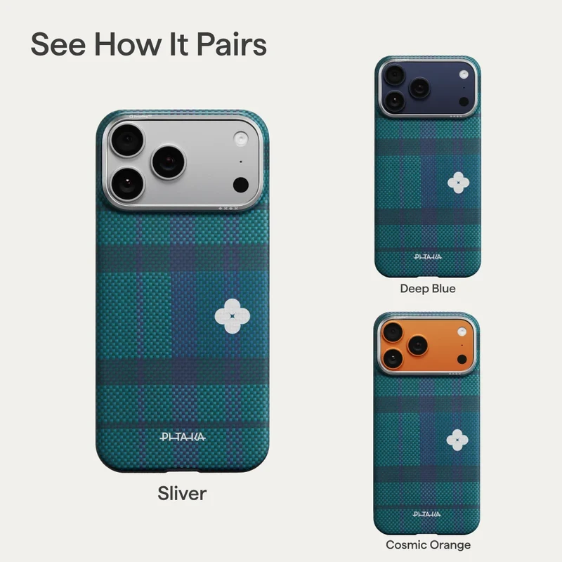 PITAKA × MÜNN | Flora in Grid Phone Case