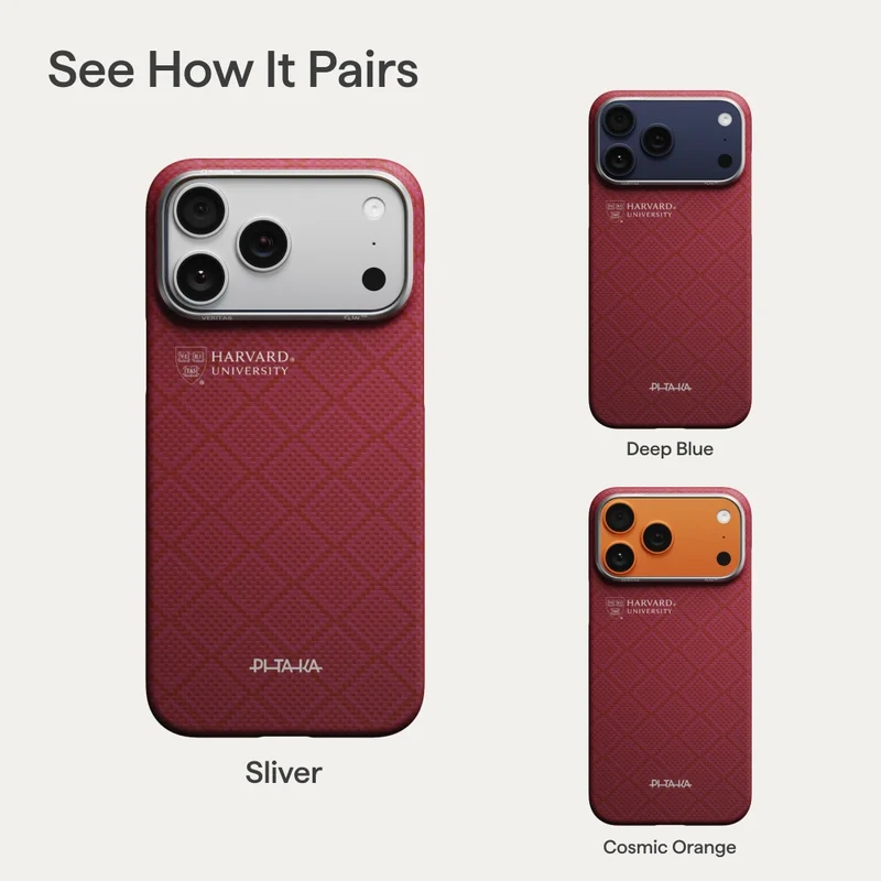 PITAKA's Harvard University Series Phone Case