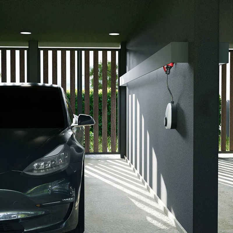 go-e Adapter Gemini Flex 11 kW auf CEE rot 32 A