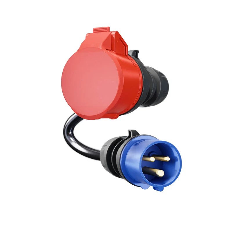 go-e Adapter Gemini Flex 11 kW auf CEE blau 16 A (Campingstecker)