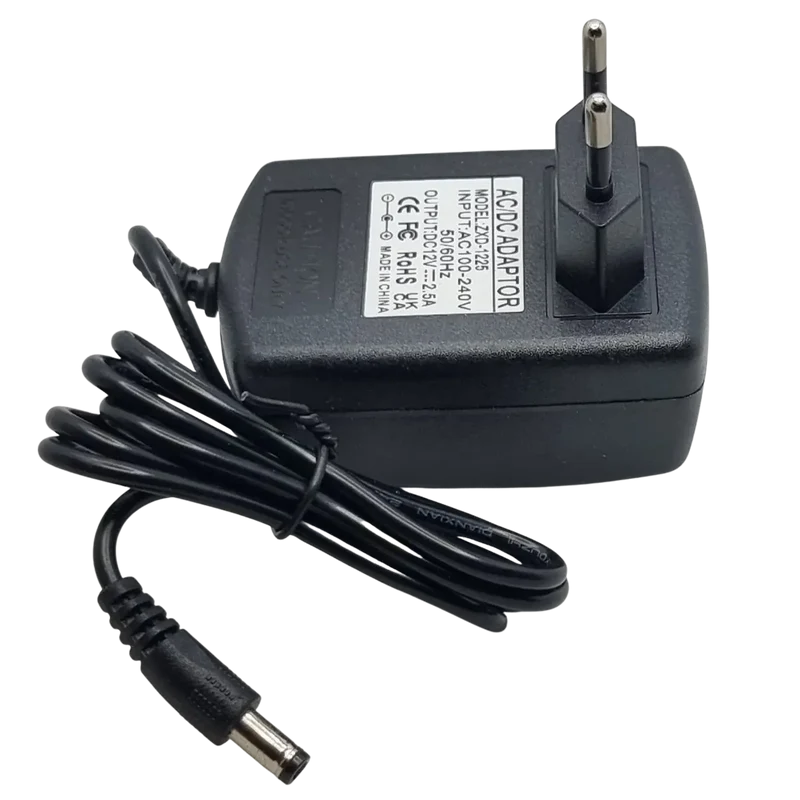 Adaptateur secteur 12V 2.5A 30W fiche 5.5x2.1mm