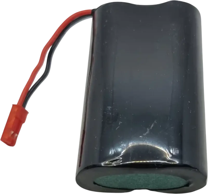Batterie Li-ion 7.4V 3500mAh 2S1P 18650 avec BMS JST rouge