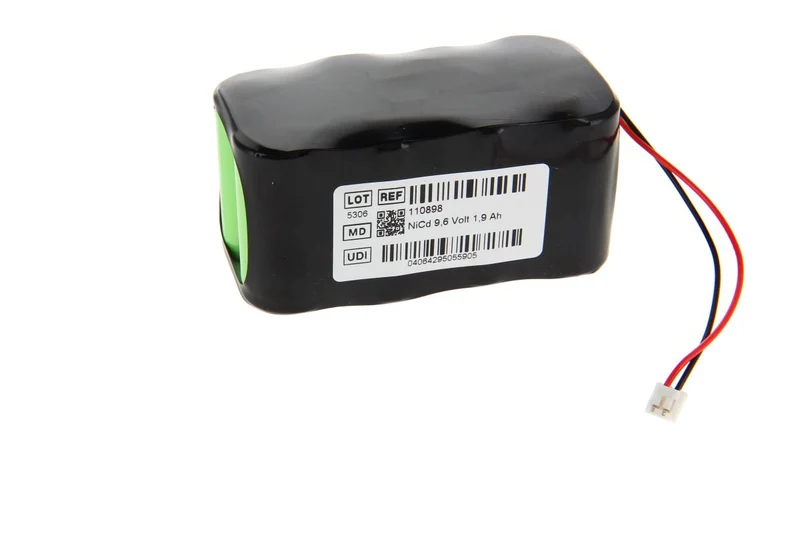 AKKUmed NC Akku passend für Terumo Infusionspumpe 171, 172 - 8N-1200SCK - 9,6 V 1900mAh 92x46x43 mm