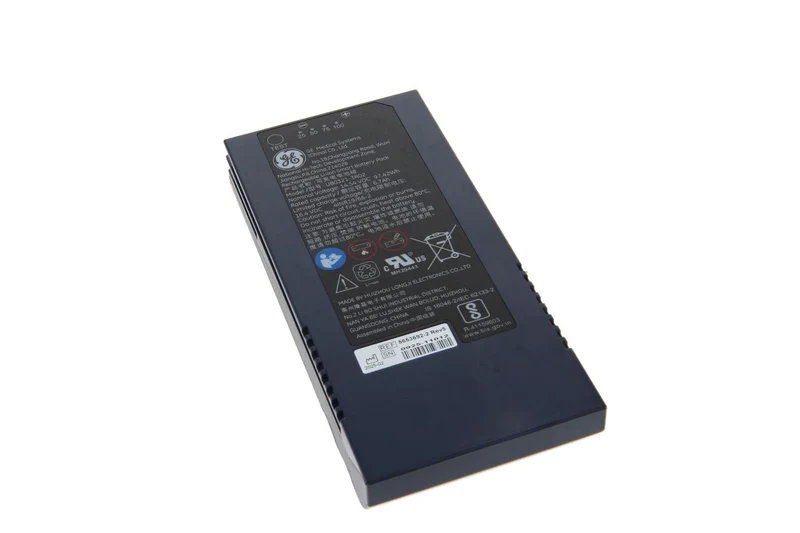 GE Healthcare Original Li Ion Akku GE Healthcare Logiq V2 Typ 5653692-2 - 14,4 V 6700 mAh 160x73,8x21,9 mm