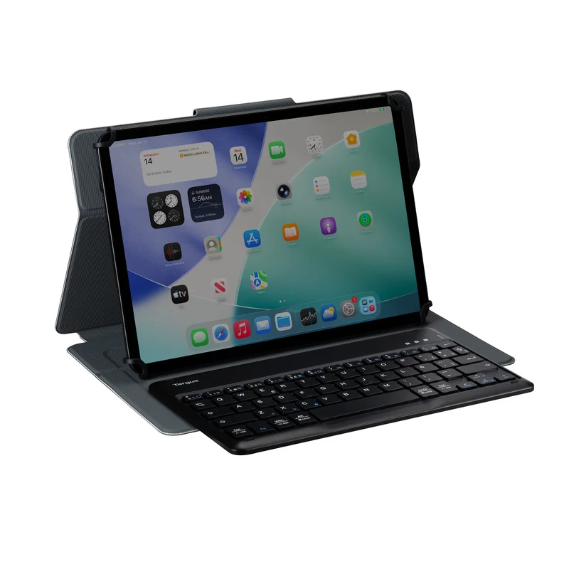 Safe Fit™ Universal-Tastaturhülle mit drehbarer Tastatur, 9,5–11,5 Zoll (ES)