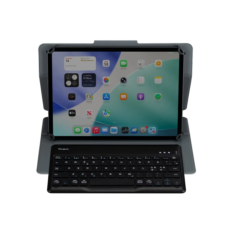Safe Fit™ Universal-Tastaturhülle mit drehbarer Tastatur, 9,5–11,5 Zoll (Großbritannien)