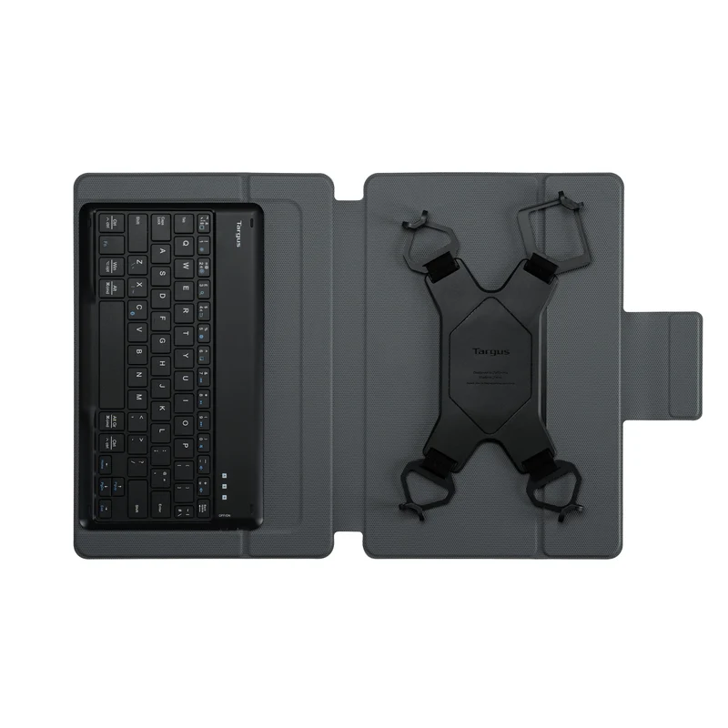 Safe Fit™ Universal-Tastaturhülle mit drehbarer Tastatur, 9,5–11,5 Zoll (Großbritannien)