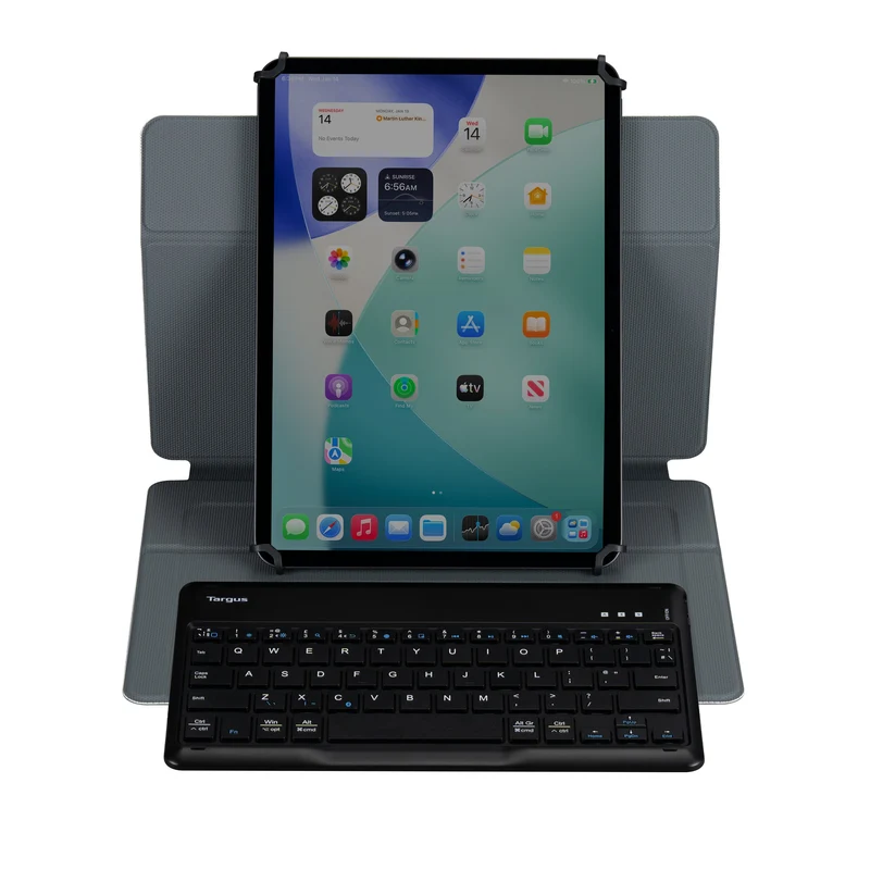 Safe Fit™ Universal-Tastaturhülle mit drehbarer Tastatur, 9,5–11,5 Zoll (Großbritannien)