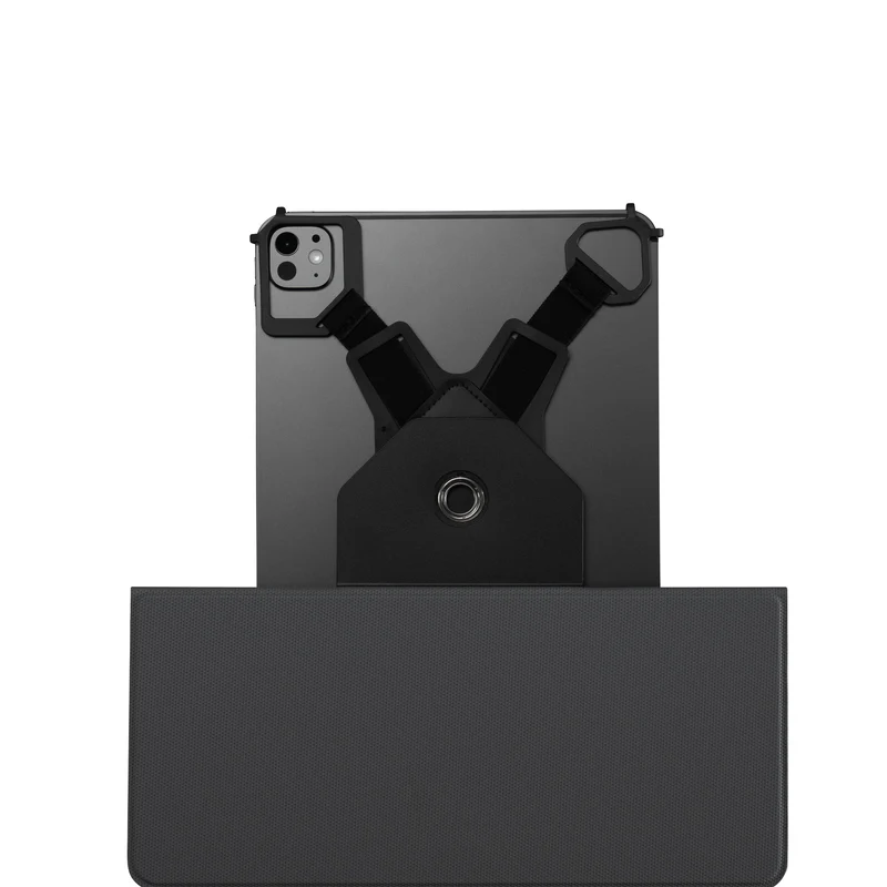 Safe Fit™ Universal Tablet mit drehbarem Tablet (9,5–11,5 Zoll) – Schwarz
