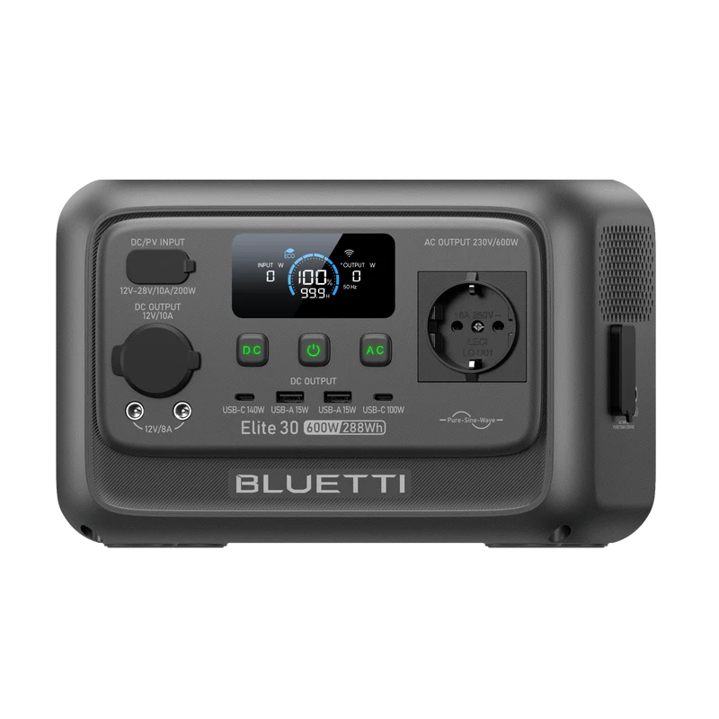BLUETTI Elite 30 V2 Портативна Електростанція | 600 Вт 288 Вт·год (Ukraine)
