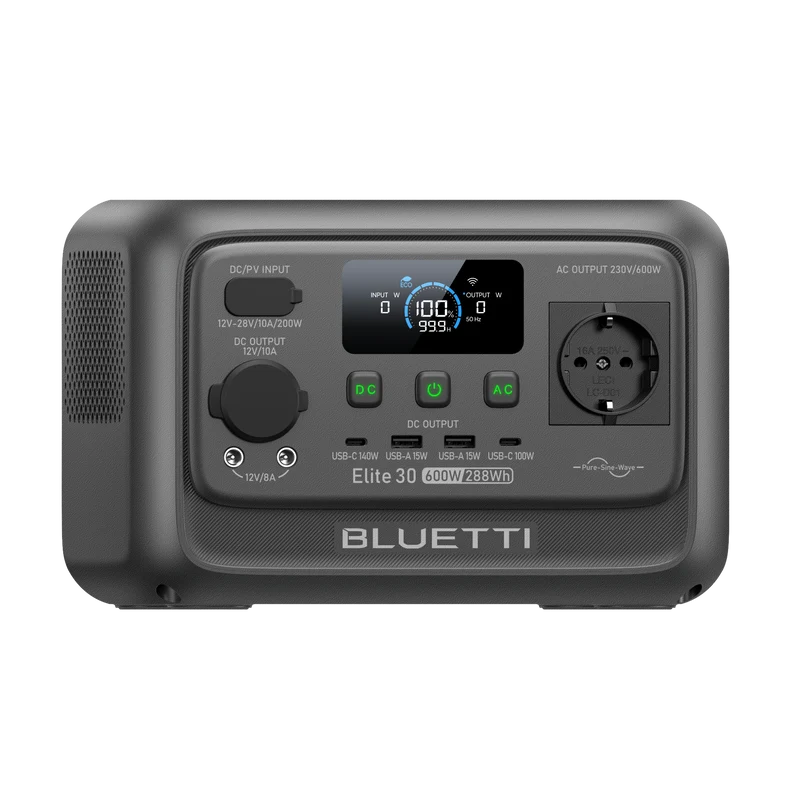 BLUETTI Elite 30 V2 Портативна Електростанція | 600 Вт 288 Вт·год (Ukraine)